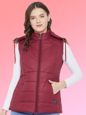 VERO AMORE Sleeveless Self Design Women Jacket