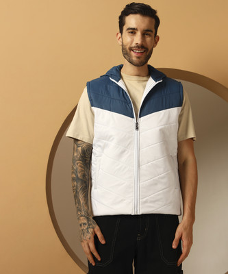SYDNEY HILLS Sleeveless Colorblock Men Jacket