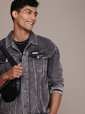 WROGN Full Sleeve Solid Men Jacket