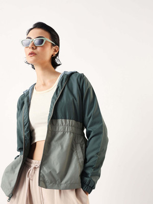 DL Woman Full Sleeve Colorblock Women Jacket