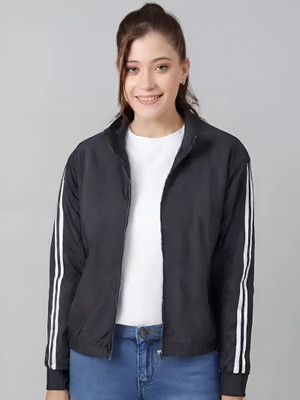 CADMON Full Sleeve Striped Women Jacket