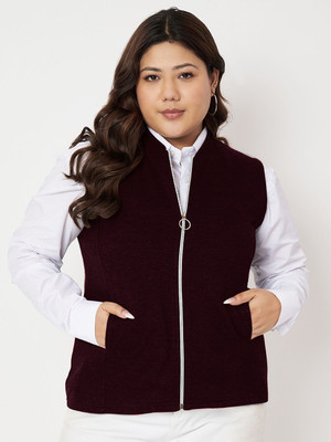 BRINNS Sleeveless Solid Women Jacket