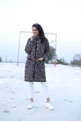 Craftwellstudio Full Sleeve Self Design Women Jacket