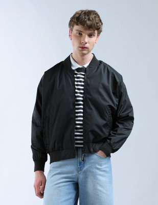 FLYING MACHINE Full Sleeve Solid Men Jacket