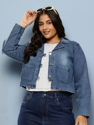 Aarika Full Sleeve Solid Women Denim Jacket