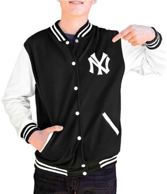 KidsZoon Full Sleeve Solid, Printed Men Jacket