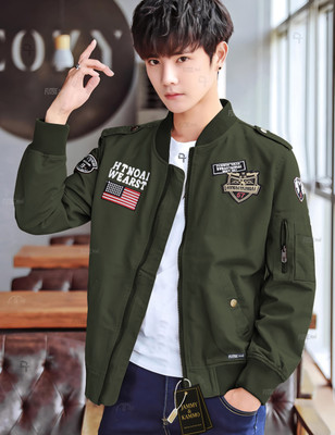 Jammy & Kammo Full Sleeve Solid Men Jacket