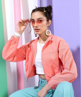 Tokyo Talkies Full Sleeve Solid Women Jacket