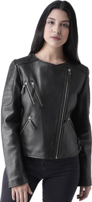 Luis Leather Full Sleeve Solid Women Jacket