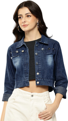 Aarika Full Sleeve Embellished Women Denim Jacket