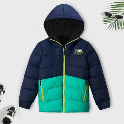 Trampoline Full Sleeve Colorblock Boys Jacket