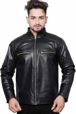 Reksans Full Sleeve Solid Men Jacket