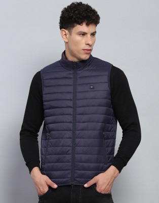 MONTE CARLO Sleeveless Striped Men Jacket