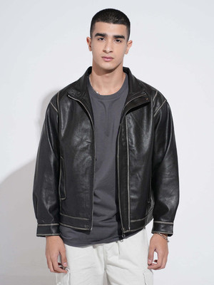 SHOWOFFFF Full Sleeve Solid Men Jacket