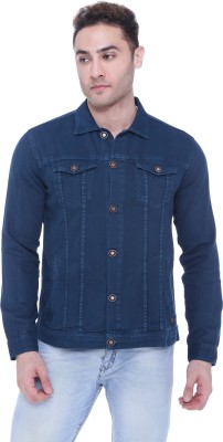 KUONS AVENUE Full Sleeve Solid Men Denim Jacket