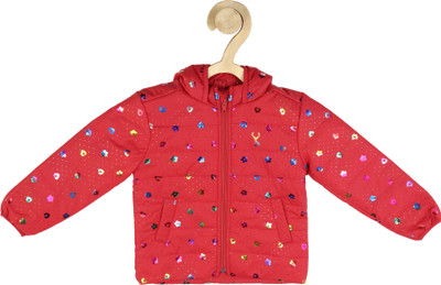 Allen Solly Full Sleeve Printed Girls Jacket