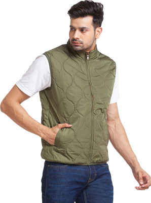 COLORPLUS Sleeveless Solid Men Jacket