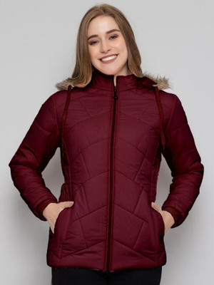 Eddicted Full Sleeve Self Design Women Jacket