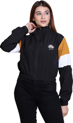 DRIPFIT Full Sleeve Self Design, Colorblock Women Jacket