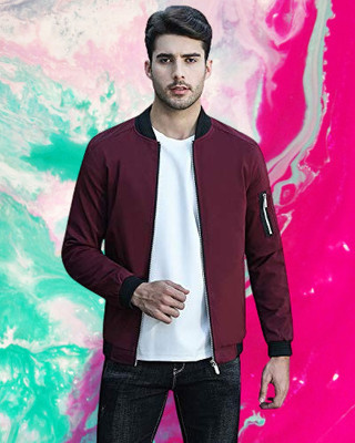 WAKUNOO SPORTS Full Sleeve Solid Men Jacket