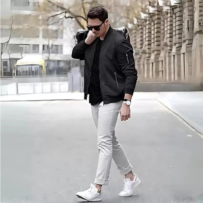 Caraba Full Sleeve Solid Men Jacket