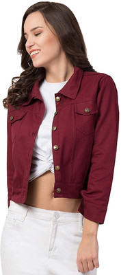 JAISAR 3/4th Sleeve Solid Women Jacket