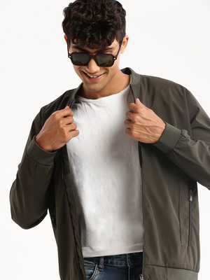 SHOWOFFFF Full Sleeve Solid Men Jacket