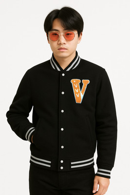 Crossbone Full Sleeve Graphic Print Men Jacket