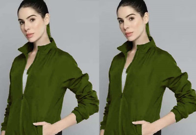 undefined Full Sleeve Self Design Women Jacket