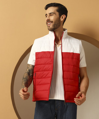SYDNEY HILLS Sleeveless Colorblock Men Jacket