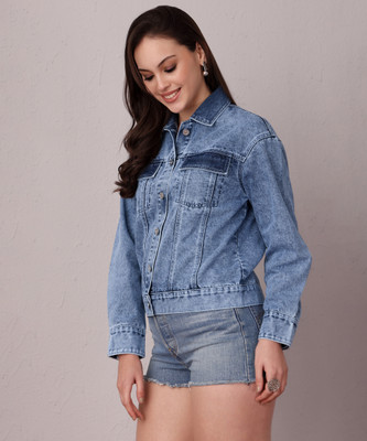 Miss Chase Full Sleeve Solid Women Jacket