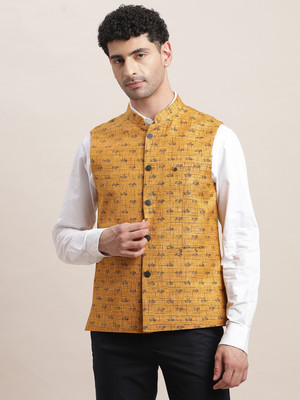 TURTLE Printed Men Waistcoat