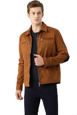 Leather Retail Full Sleeve Solid Men Jacket