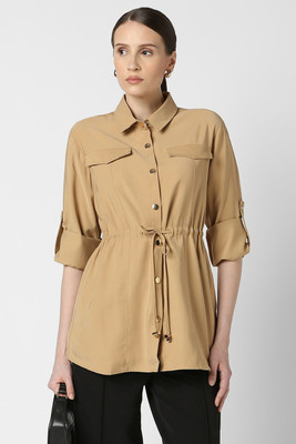 VAN HEUSEN Full Sleeve Solid Women Jacket