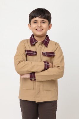 Purple United Kids Full Sleeve Solid Boys Jacket