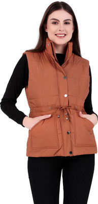 BRAZO Sleeveless Solid Women Jacket
