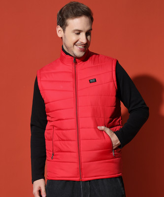 DRESSBASE Half Sleeve Solid Men Jacket