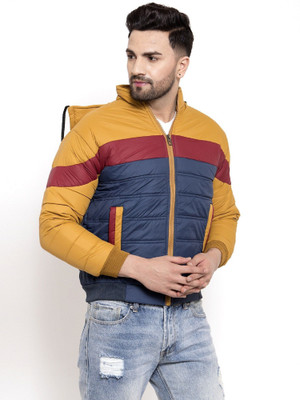 VOXXATI Full Sleeve Colorblock Men Jacket