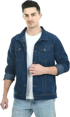 Jeancherry Full Sleeve Solid Men Denim Jacket