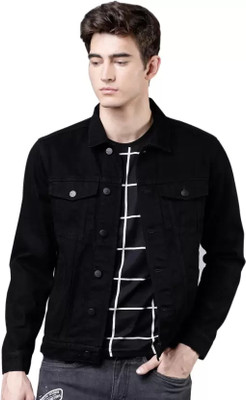 Jeancherry Full Sleeve Solid Men Denim Jacket