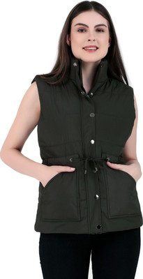 BRAZO Sleeveless Solid Women Jacket