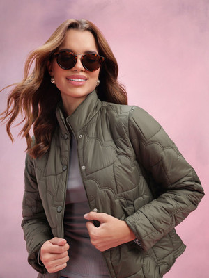 Dressberry Full Sleeve Self Design Women Jacket