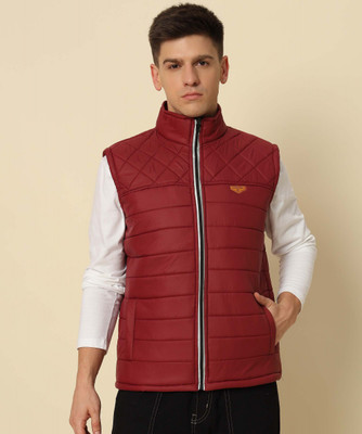 ZEPPI Sleeveless Self Design Men Jacket