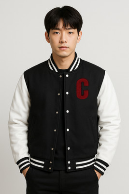MG Trends Full Sleeve Solid, Striped Men Jacket