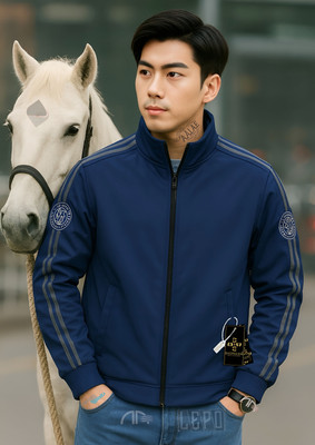 Badnaam Full Sleeve Striped Men Jacket