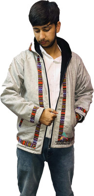 ARUNA KULLU HANDLOOM Full Sleeve Self Design Men Jacket