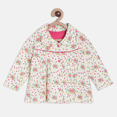MINI KLUB Full Sleeve Printed Baby Girls Jacket