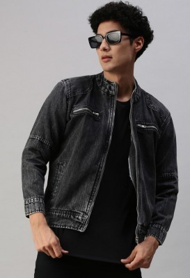 VOXATI Full Sleeve Dyed/Ombre Men Denim Jacket