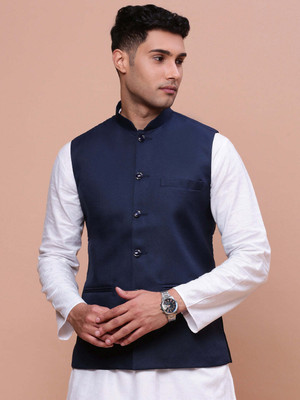SHOWOFFFF Sleeveless Solid Men Jacket
