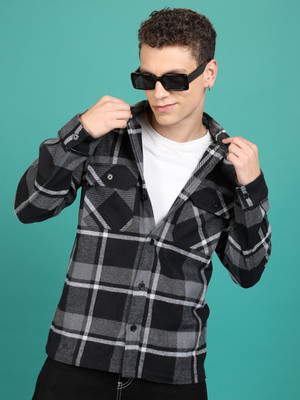 HIGHLANDER Full Sleeve Checkered Men Jacket